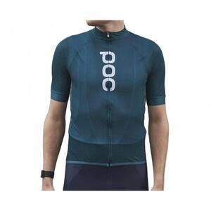 NEW POC essential road logo jersey in dioptase blue